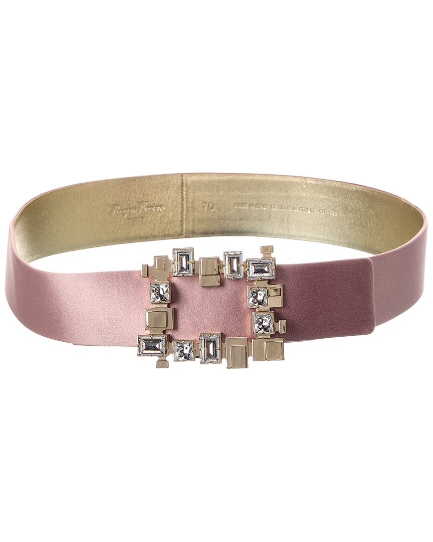 Roger Vivier | Womens | Satin Belt | Pink