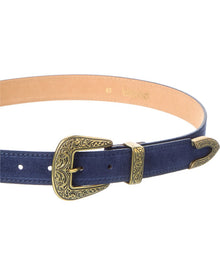 Isabella Rossetti | Womens | Dionne Suede Belt | Blue