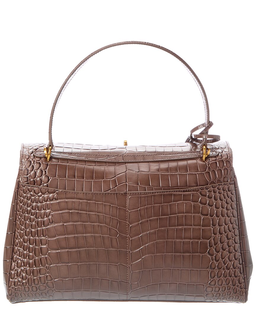 Tiffany & Fred Paris | Womens | Large Smooth Leather Tote | Brown