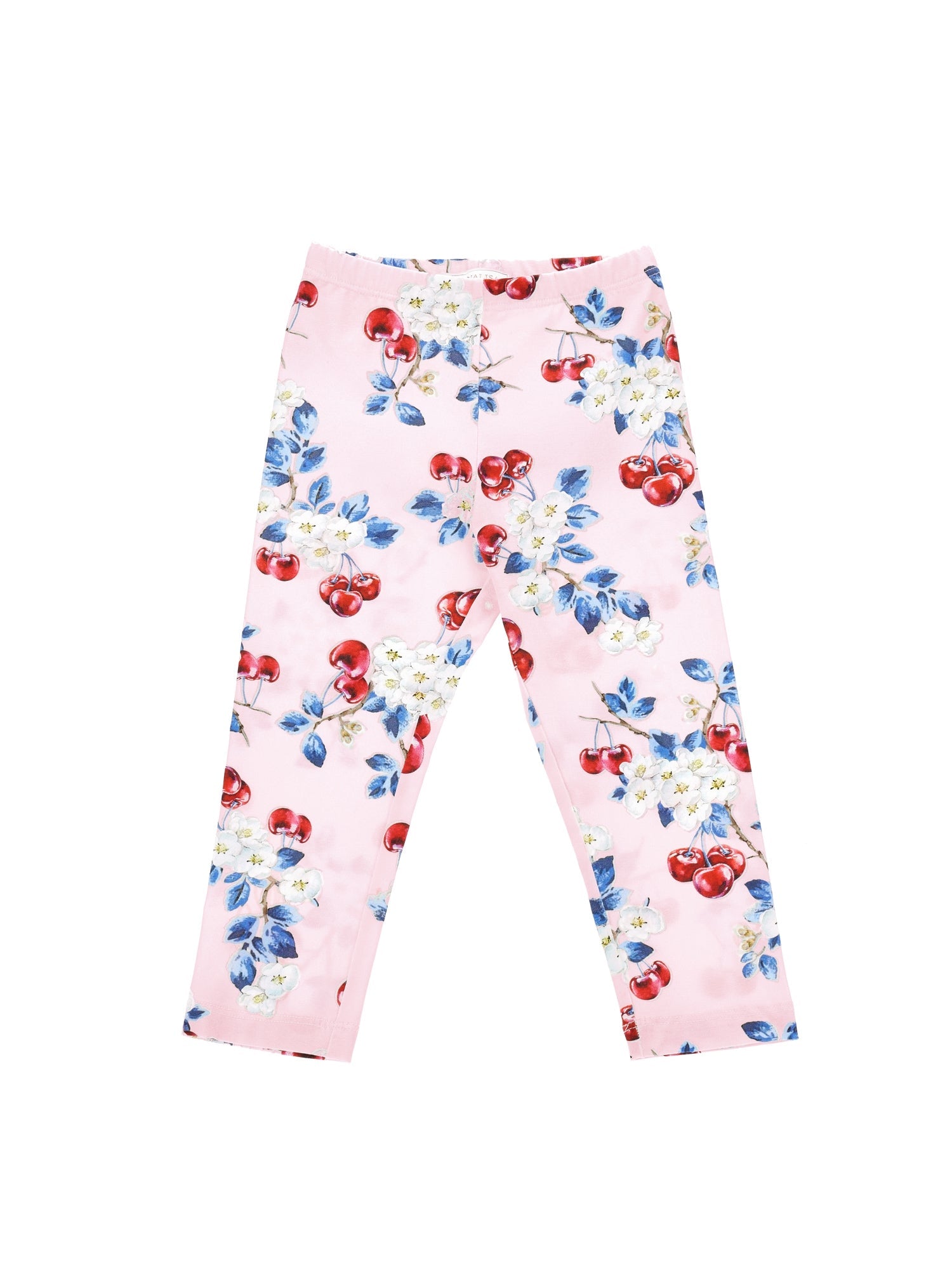 Girls | Cherry Print Leggings | FairyTale Pink