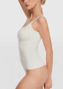Thin Strap Tank Top | White