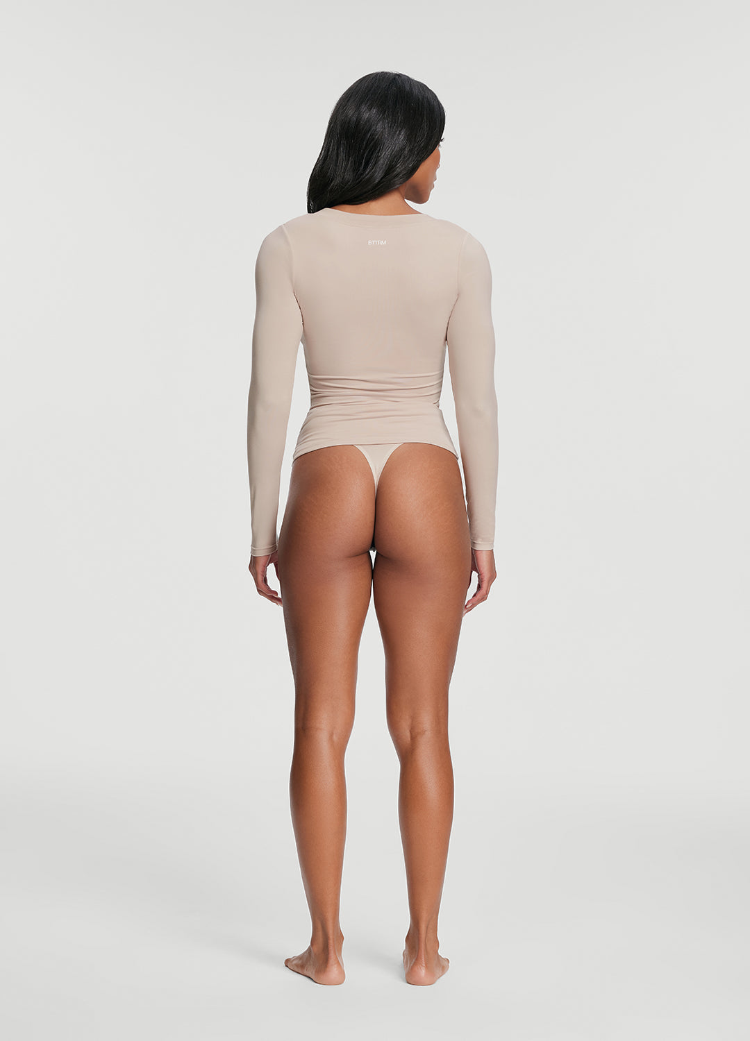 Seamless Thong Panty | Oat Milk