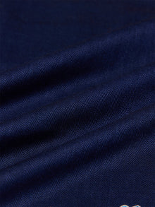 Square Shaped Jacquard Scarf | Navy
