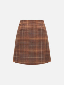 Mini Skirt | Brown