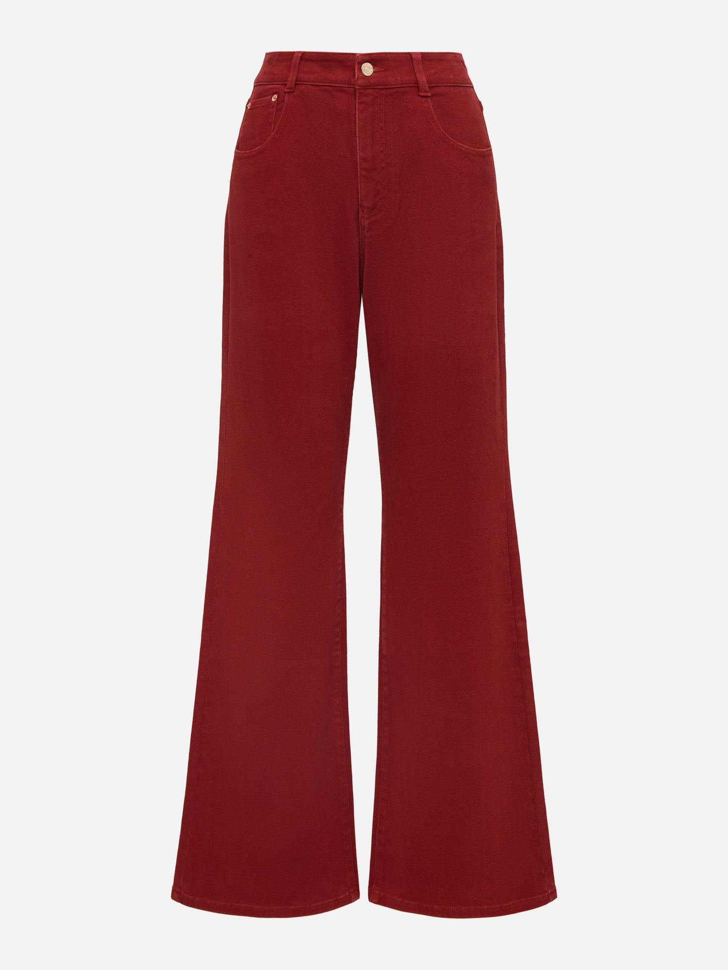 Slim Fit Pants | Red