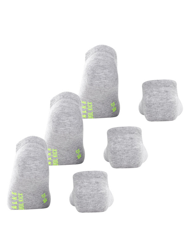 Unisex | Cool Kick 3-Bundle Sneaker Socks | Light Grey