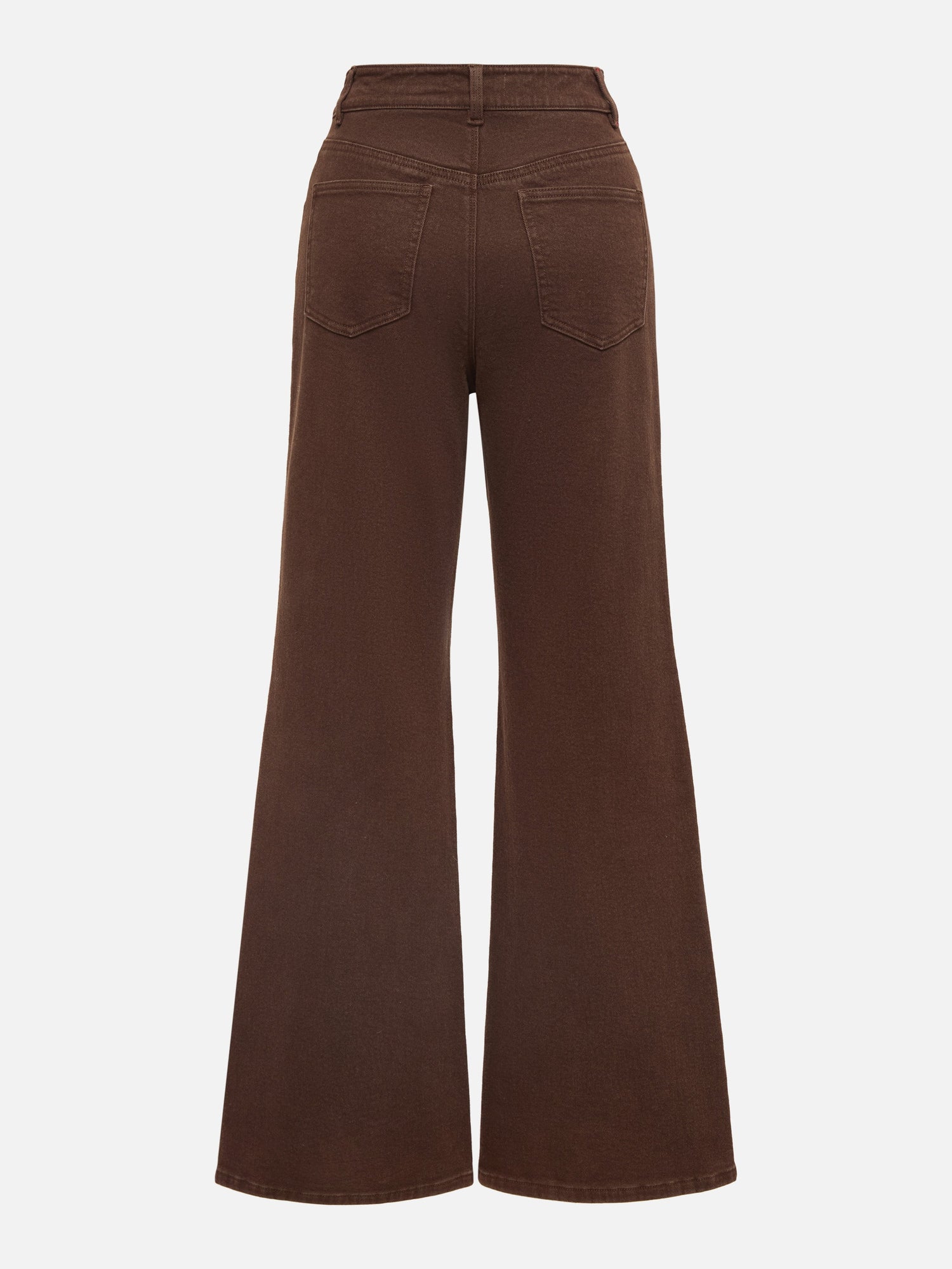 Straight Leg Pants | Brown