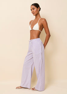 Ashling Pant Ultra Violet Stripe - Solid & Striped