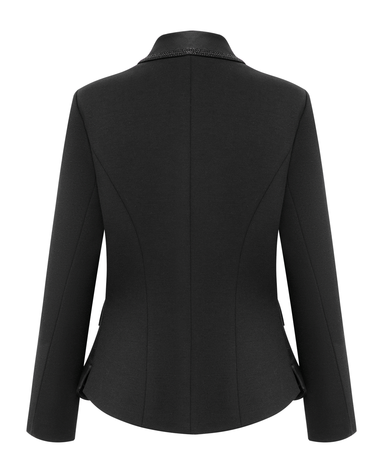 Merino Wool Suit Jacket | Black