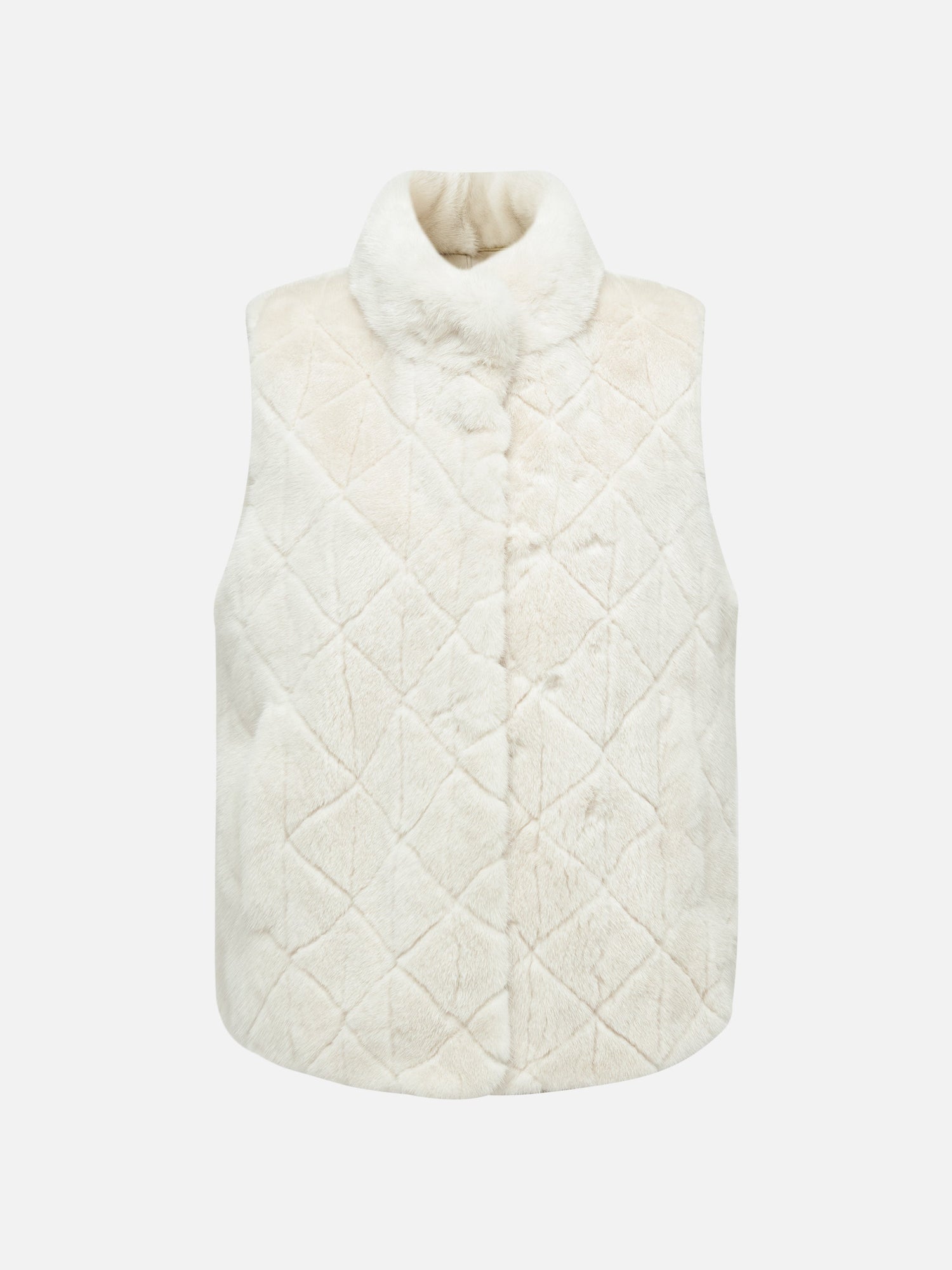 Sleeveless Coat | Beige