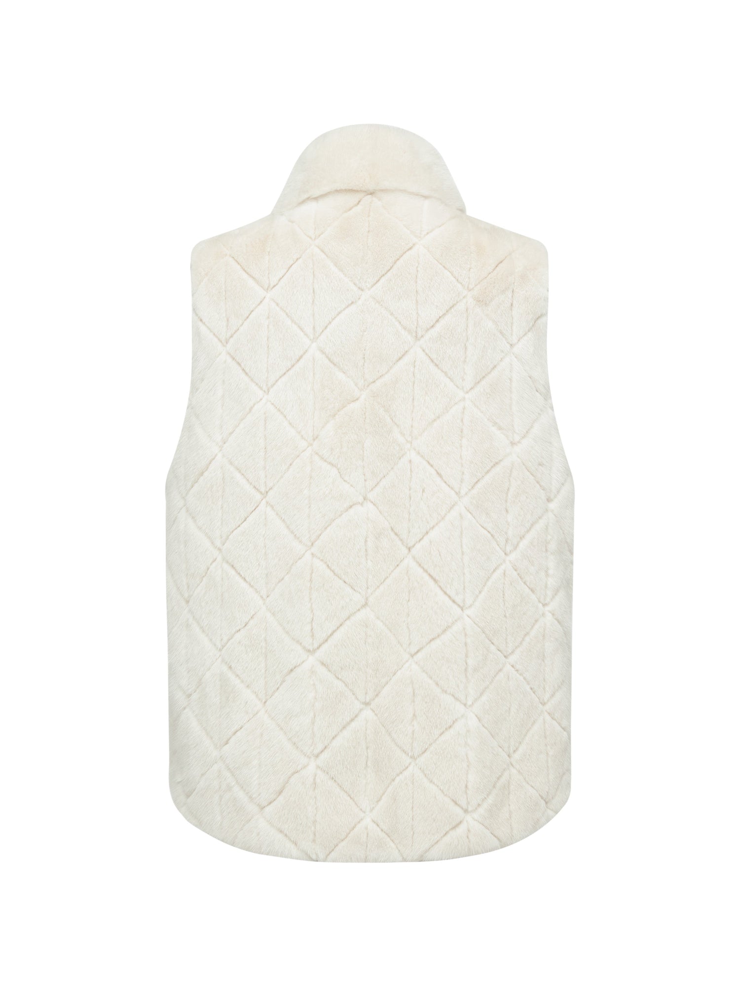 Sleeveless Coat | Beige