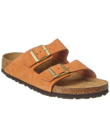 Birkenstock | Womens | Arizona Narrow Soft Footbed Leather Sandal | Brown