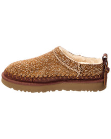 UGG | Womens | W Classic Micro Biarritz Suede & Leather Mule | chestnut