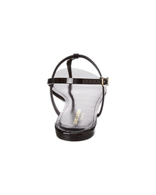 Saint Laurent | Womens | Cassandra Patent Sandal | Black