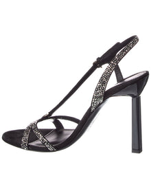 Ferragamo | Womens | Jole X5 Suede Sandal | Black