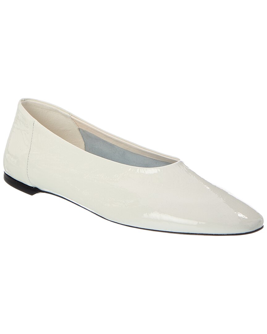 TOTEME | Womens | Slip Patent Ballerina Flat | White