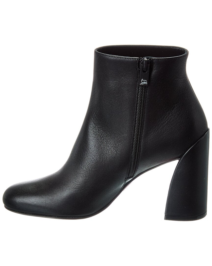 Christian Louboutin | Womens | Jane 85 Leather Bootie | Black