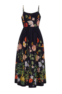 Alba Midi Dress | Nectar Black