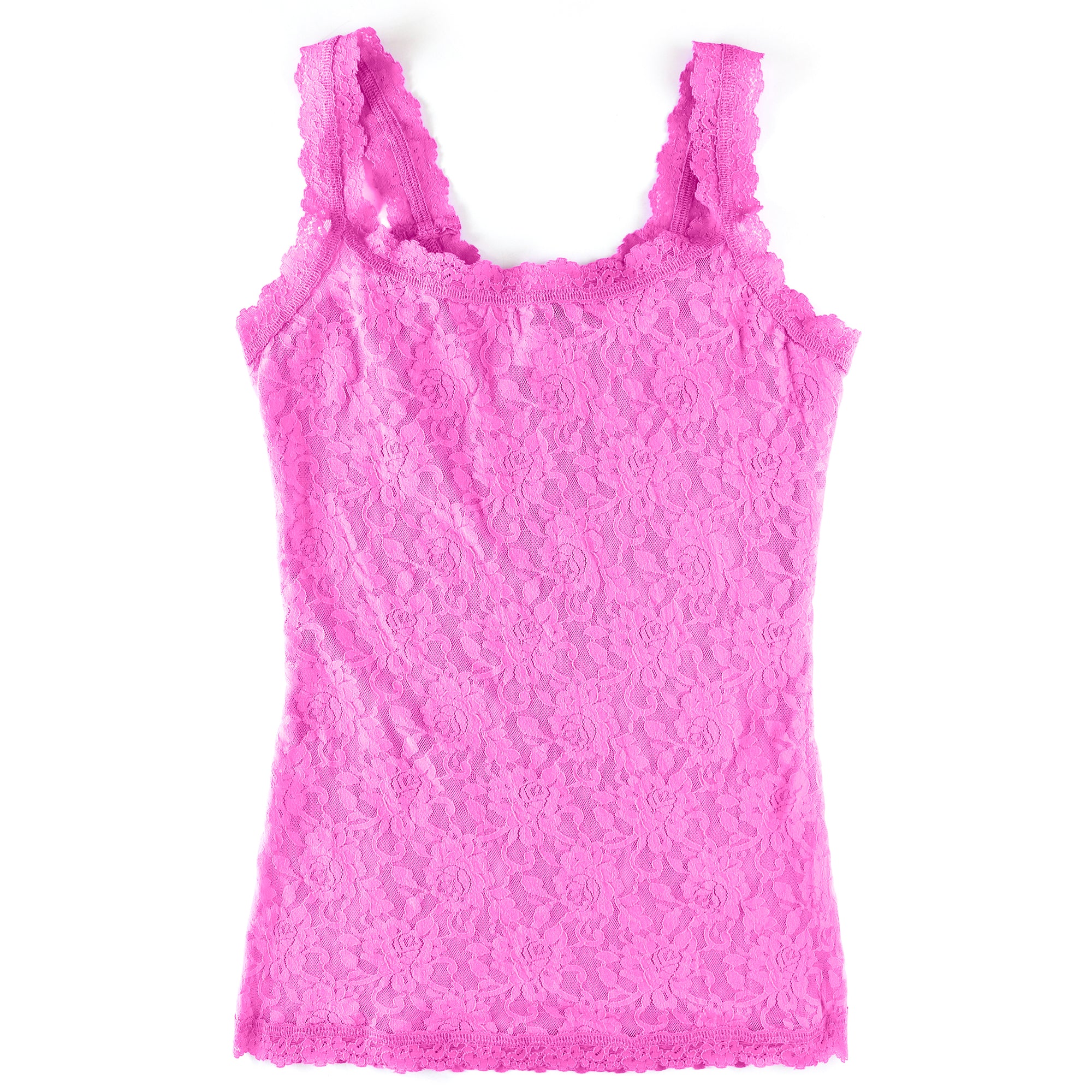 Signature Lace Unlined Camisole | Fiesta Pink