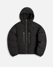 Hooded Combo Puffer | Black