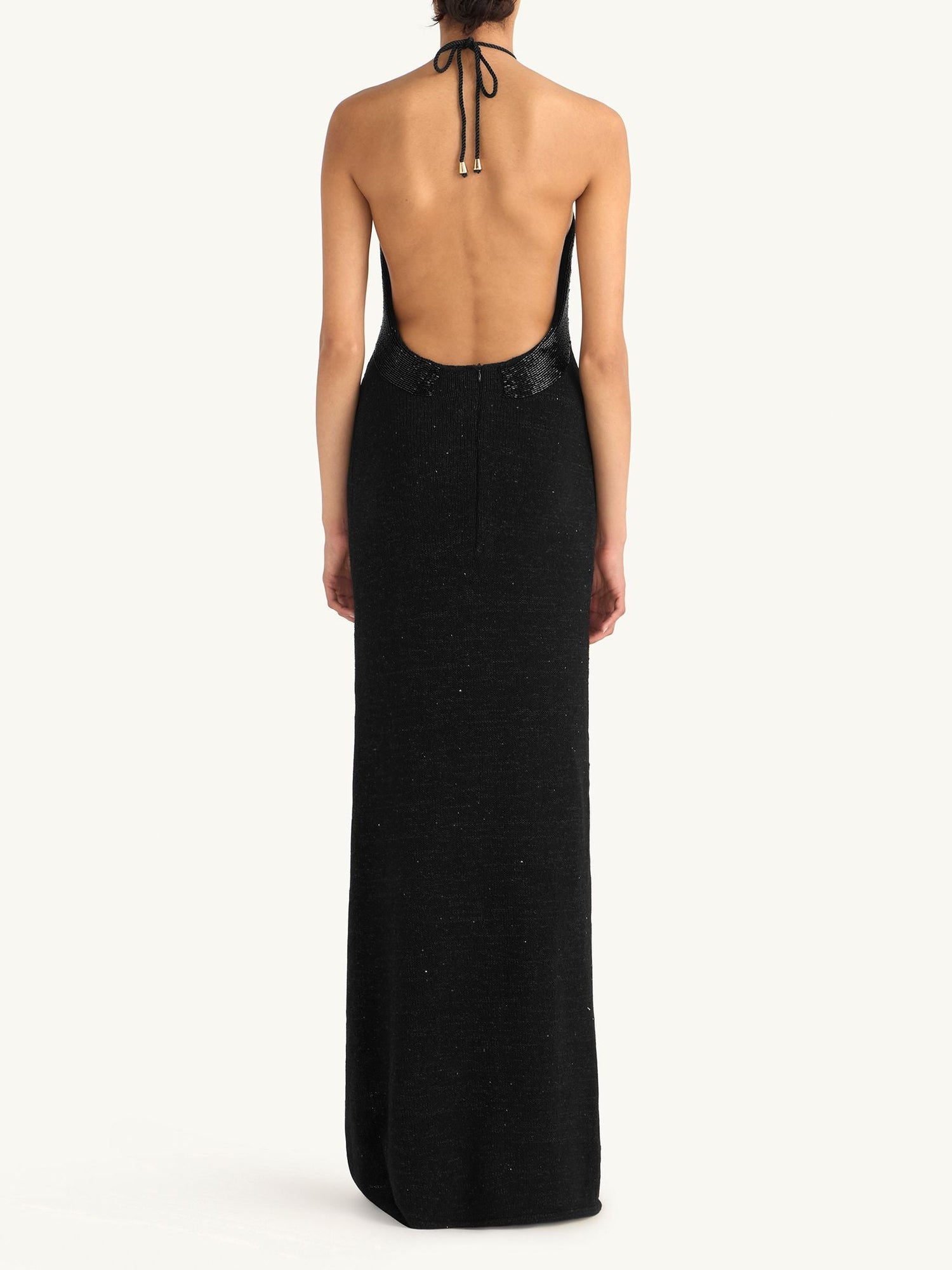Katie Dress | Black Sequin