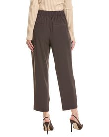 Vince | Womens | Mid Rise Tapered Pant | Green