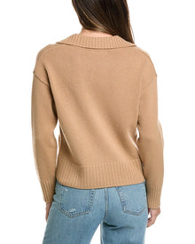 Alashan Cashmere | Womens | Cora Wool Polo Sweater | Brown
