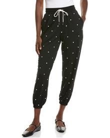 Splendid | Womens | Love Lounge Embroidered Jogger | Black