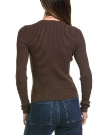 FRAME Denim | Womens | The Fine Cable Sweater | Brown