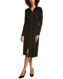 Bella Dahl | Womens | Rib Button Down Shirt Dress | Black
