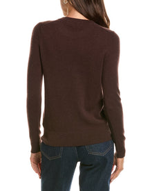 InCashmere | Womens | Basic Crewneck 100% Cashmere Sweater | Brown