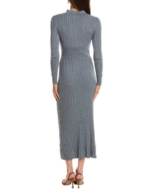 Rowing Blazers | Womens | Wool-Blend Cable Cardigan | Gray