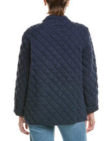 Tommy Bahama | Womens | Quilted Jacquard Barn Coat | Multi