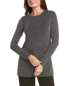 Johnny Was | Womens | Jenna Metallic Tunic | Gray
