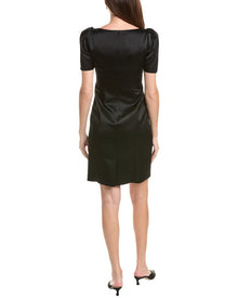 Adam Lippes | Womens | Puff Sleeve Mini Dress | Black