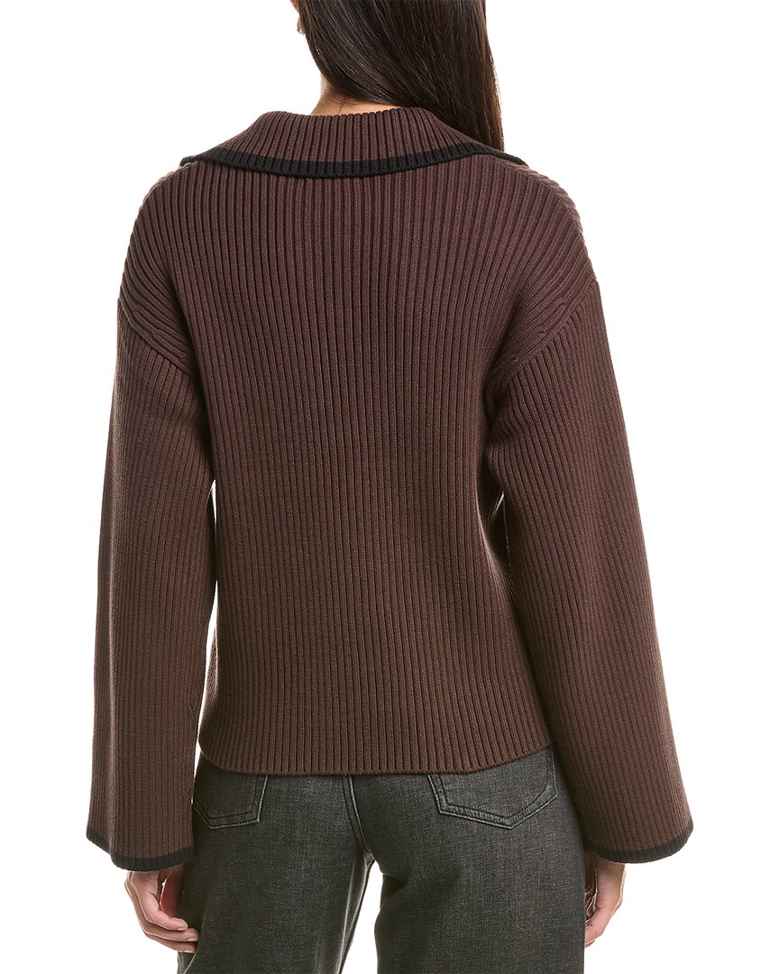 rag & bone | Womens | Isabella Polo Sweater | Brown