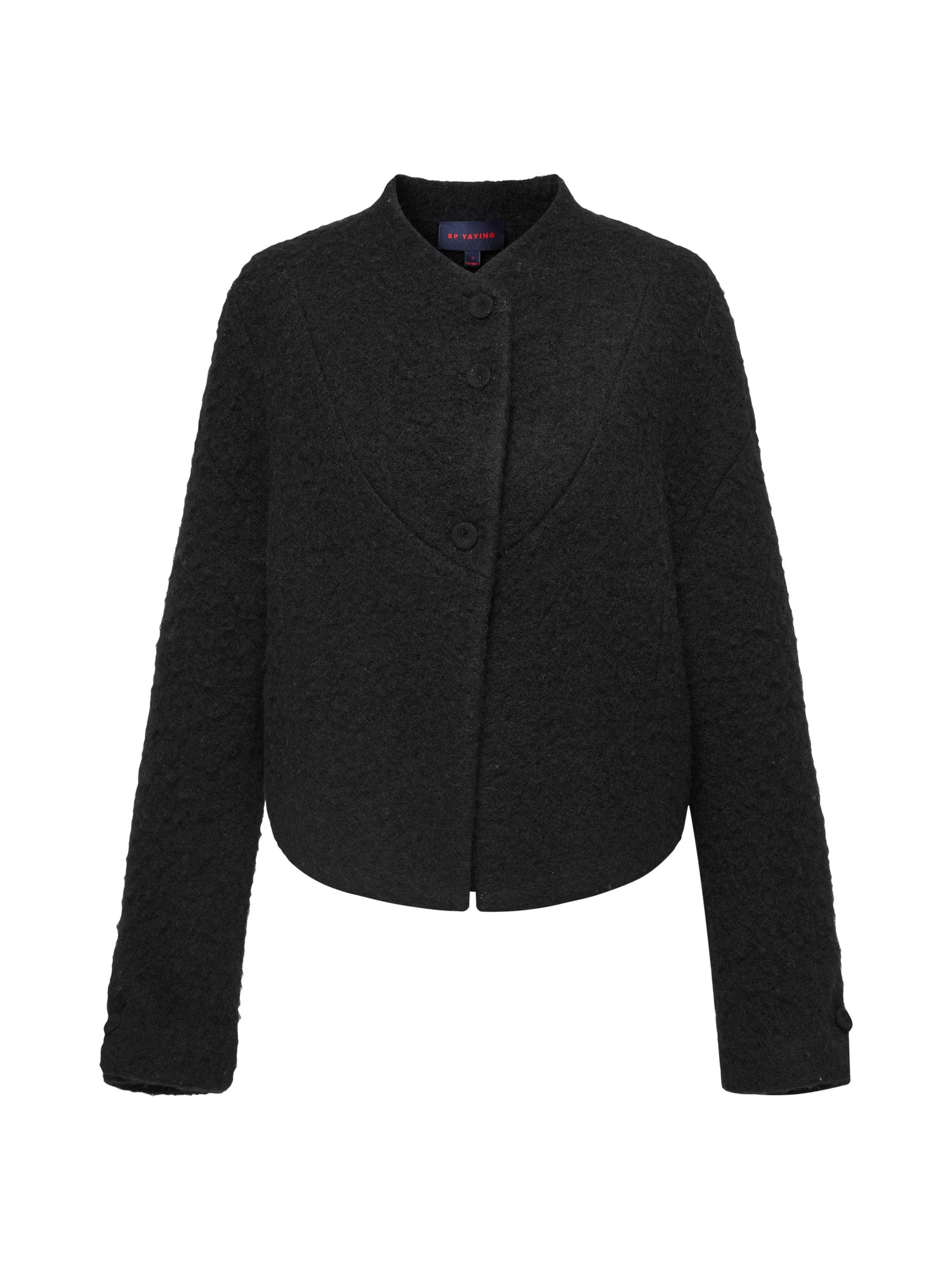 Wool-Blend Jacket | Black