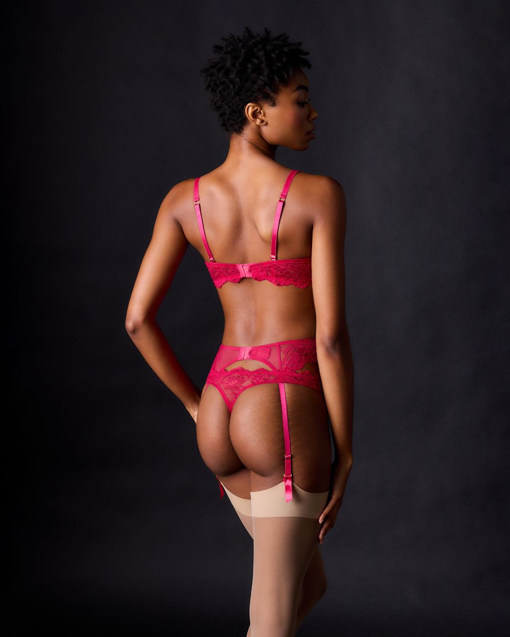 Anais Suspender Belt | Wisteria