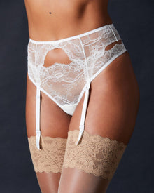 Anais Suspender Belt | Powder