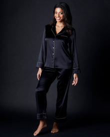 Marlene Pajama Set | Black/Blush