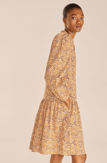Speckled Fleur Puff Sleeve Dress | Speckled Fleur Marigold Combo