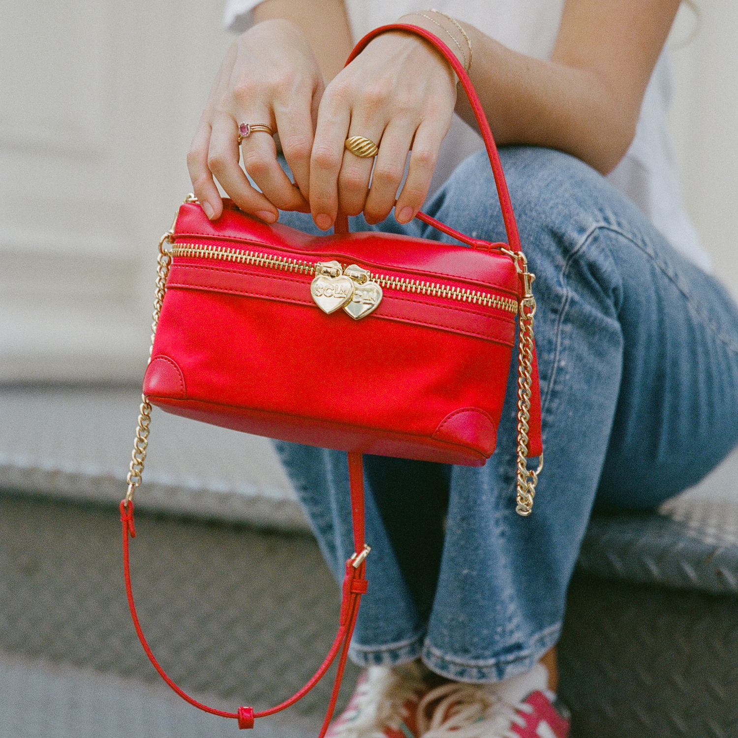 Top Handle Crossbody Bag