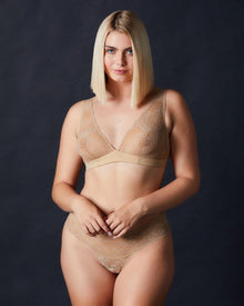 Sapna Plunge Bralette | Naturelle