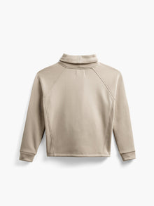 Women's Hybrid Fleece Funnel Neck - Sand Solid (9D)