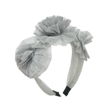 Francesca Tulle Headband | Grey