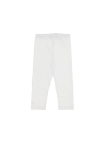 Girls | Logo Jersey Leggings | White