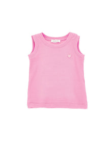 Girls | Ribbed Viscose Tank Top | FairyTale Pink