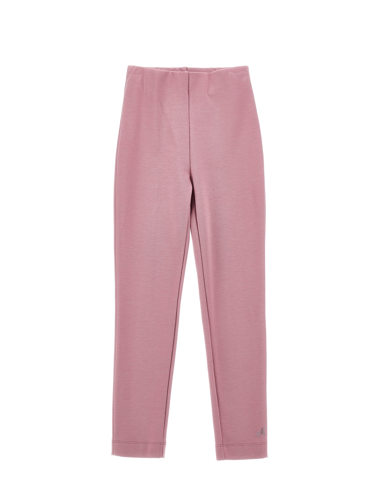 Girls | Milano Stitch Jersey Leggings | Blush Rose