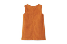Organic Cotton Velvet Dress | Raw Sienna