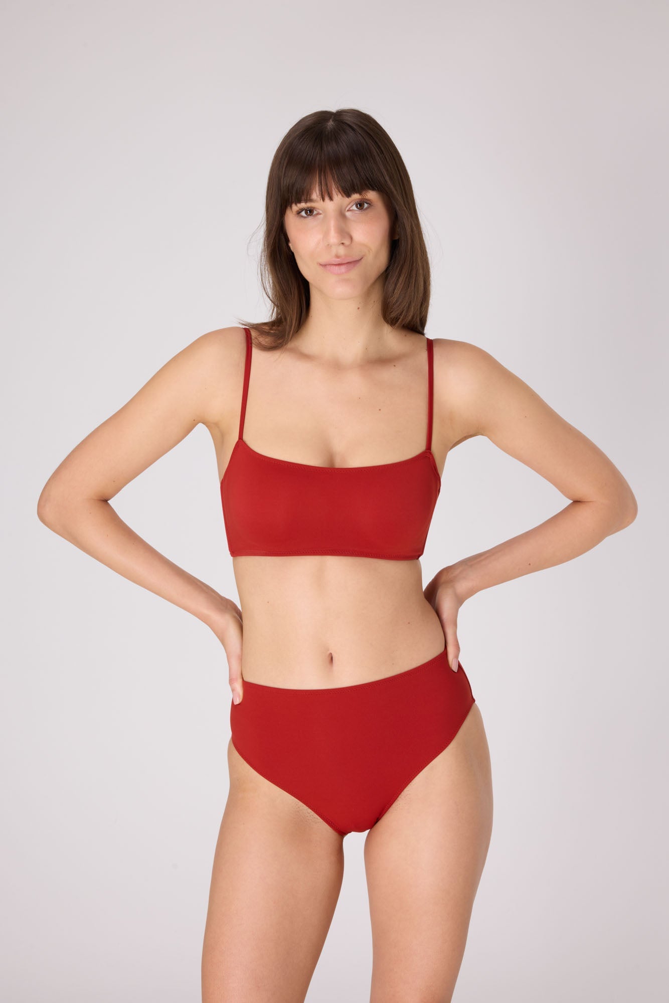 Essential Underwire Bikini Top | Crimson